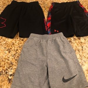 Boys’ shorts bundle- Nike & Under Armour